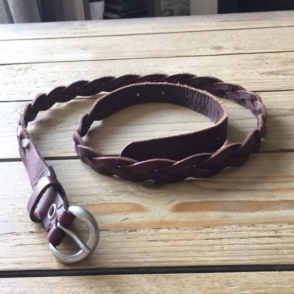 American Eagle Outfitters Accessories - American Eagle Braided Leather Belt